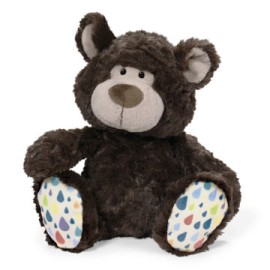 Osito marrón oscuro, Peluche 20cm