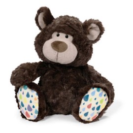 Osito marrón oscuro, Peluche 35cm