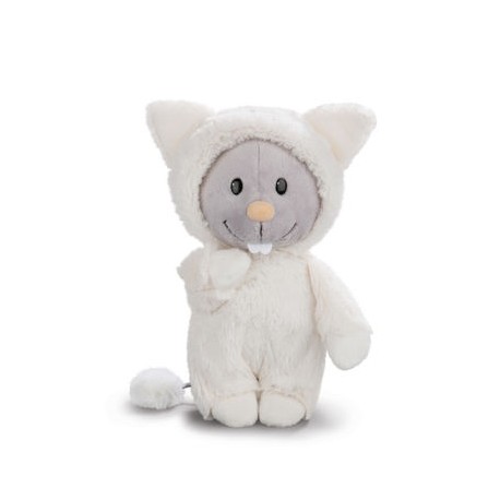 Ratón con disfraz de gato 30cm