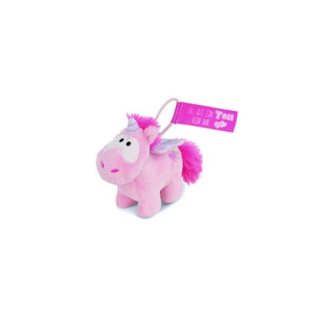Unicornio Pink Harmony 11cm con lazo