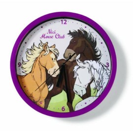 Reloj para pared Caballo beige