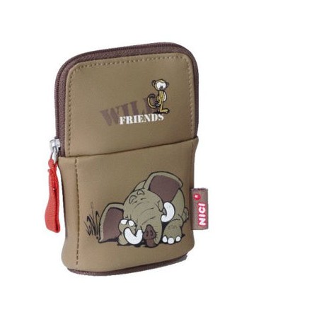 Estuche para celular Elefante y Chango,