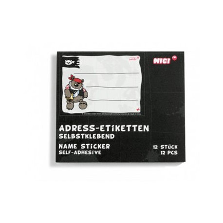Stickers para nombre Oso rectangulares