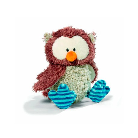 Búho 25cm cabeza giratoria